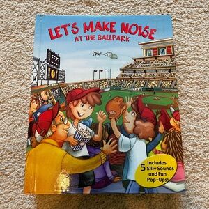Kids Popup baseball book.